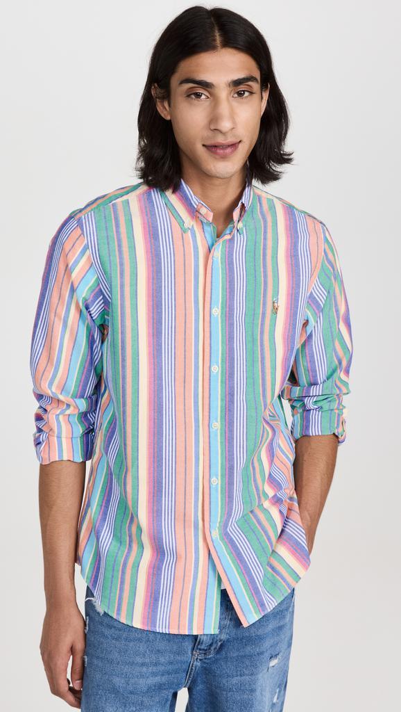 商品Ralph Lauren|Polo Ralph Lauren Classic Oxford Long Sleeve Sport Shirt,价格¥793,第4张图片详细描述