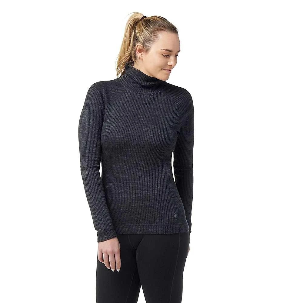 商品SmartWool|Smartwool Women's Thermal Merino Rib Turtleneck Top,价格¥989,第1张图片