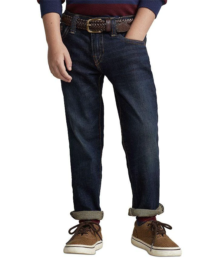 商品Ralph Lauren|Boys' Sullivan Stretch Slim Fit Jeans in Adams Wash - Little Kid, Big Kid,价格¥414,第1张图片详细描述