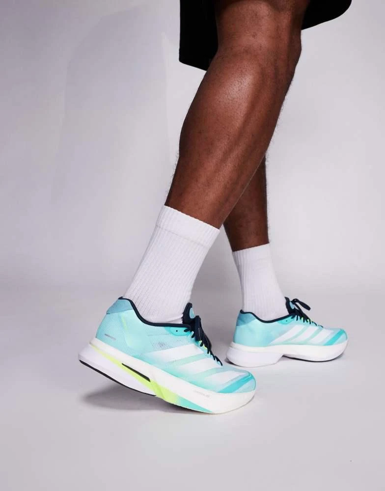 商品Adidas|adidas Running Adizero Boston 13 in blue and white,价格¥1466,第5张图片详细描述