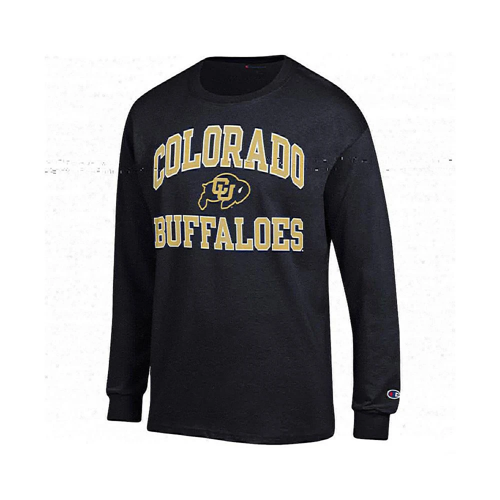 ��商品CHAMPION|Men's Black Colorado Buffaloes High Motor Long Sleeve T-shirt,价格¥234,第3张图片详细描述
