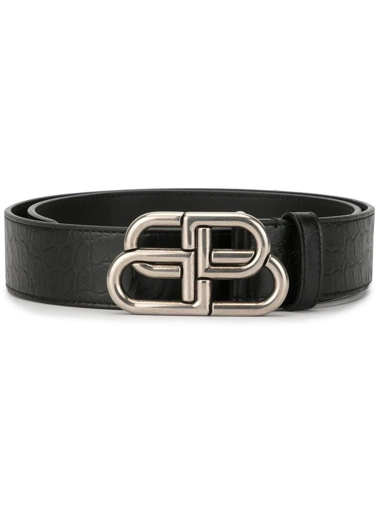 商品Balenciaga|BALENCIAGA BB Belts Black,价格¥3216,第1张图片