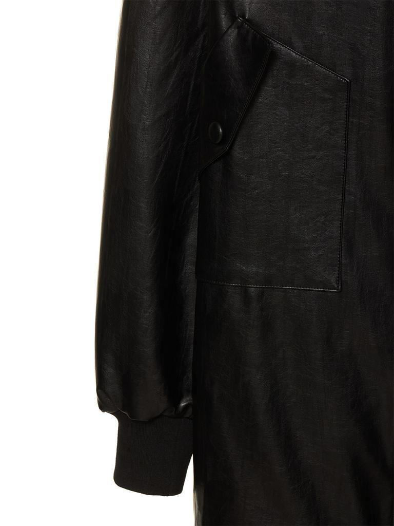 商品The Frankie Shop|Jesse Faux Leather Long Jacket,价格¥3643,第6张图片详细描述