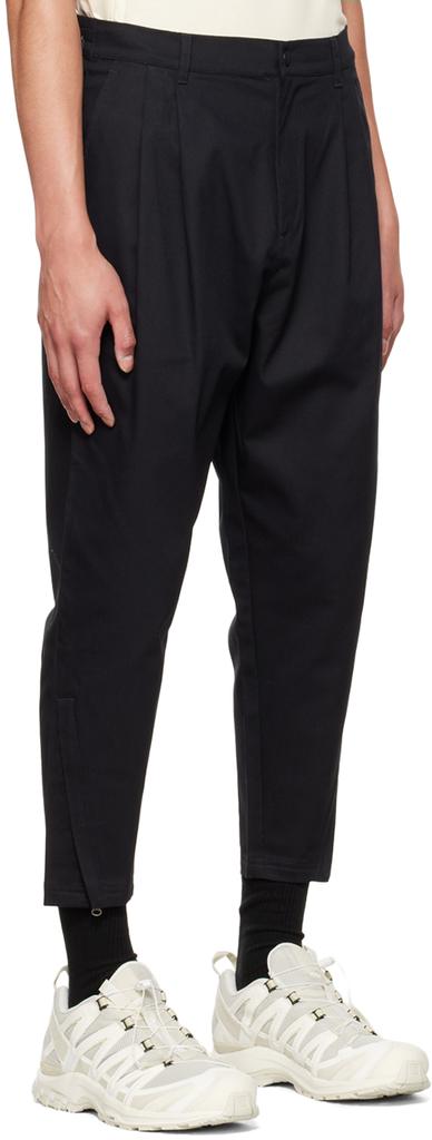 Black Tapered Trousers商品第2张图片规格展示
