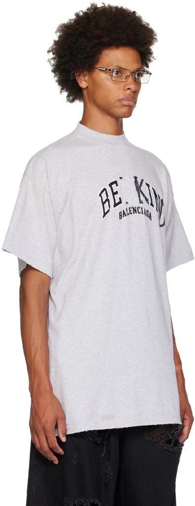 商品Balenciaga|Gray 'Be Kind' T-Shirt,价格¥6780,第2张图片详细描述