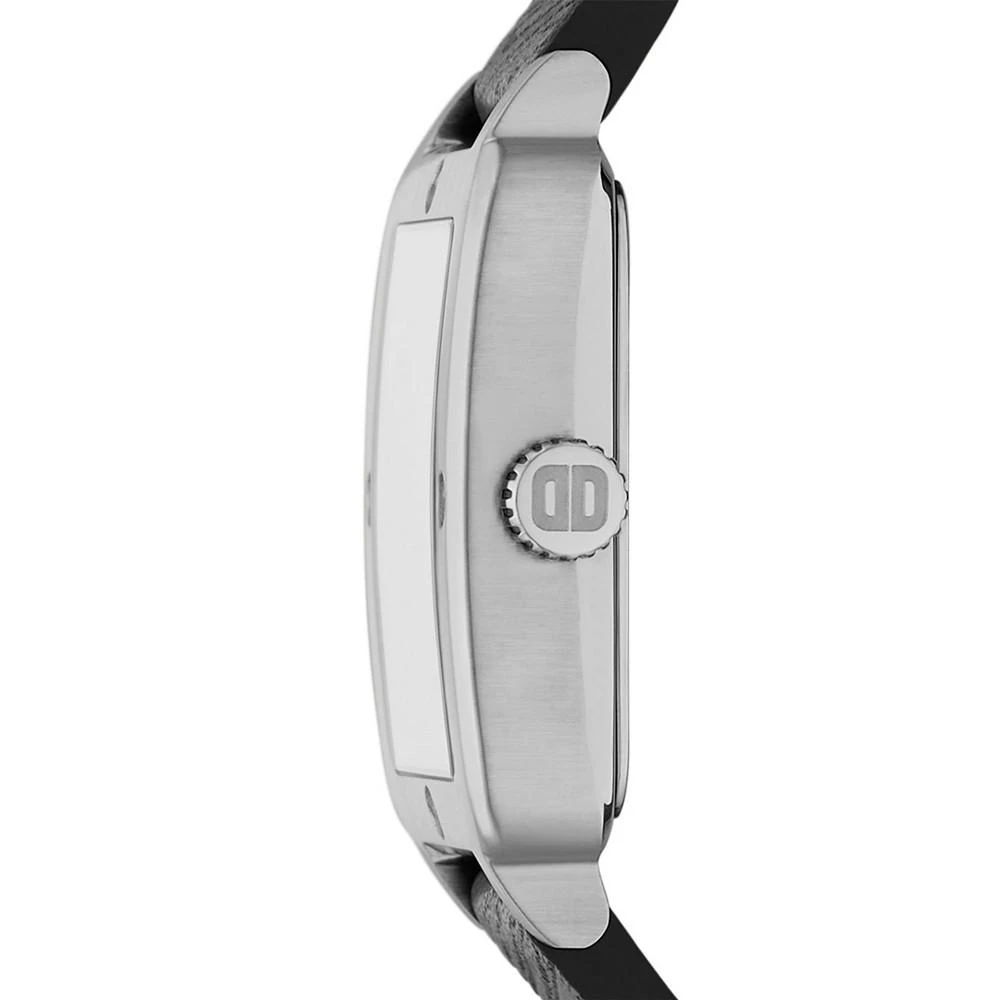 商品DKNY|Women's City Rivet Three Hand Black Leather Watch 24mm,价格¥1014,第2张图片详细描述