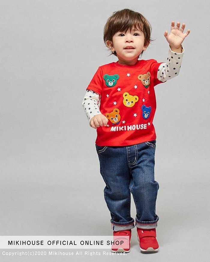 商品Miki House|Boys' Miki House x Mizuno Multicolored Sneakers – Toddler,价格¥1014,第4张图片详细描述
