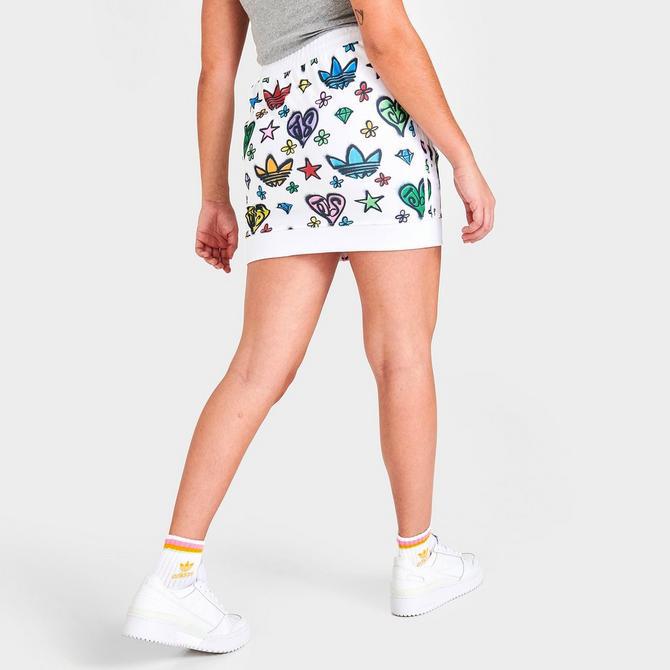 Women's adidas Originals x Jeremy Scott Monogram Skirt商品第4张图片规格展示