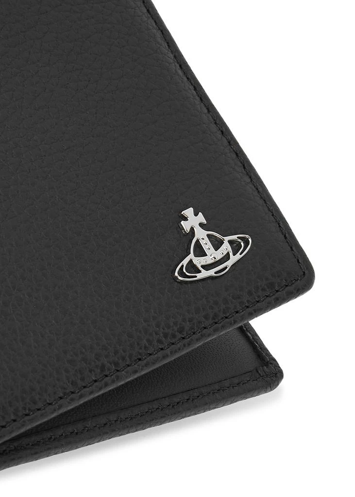 商品Vivienne Westwood|Black logo leather wallet,价格¥1333,第4张图片详细描述