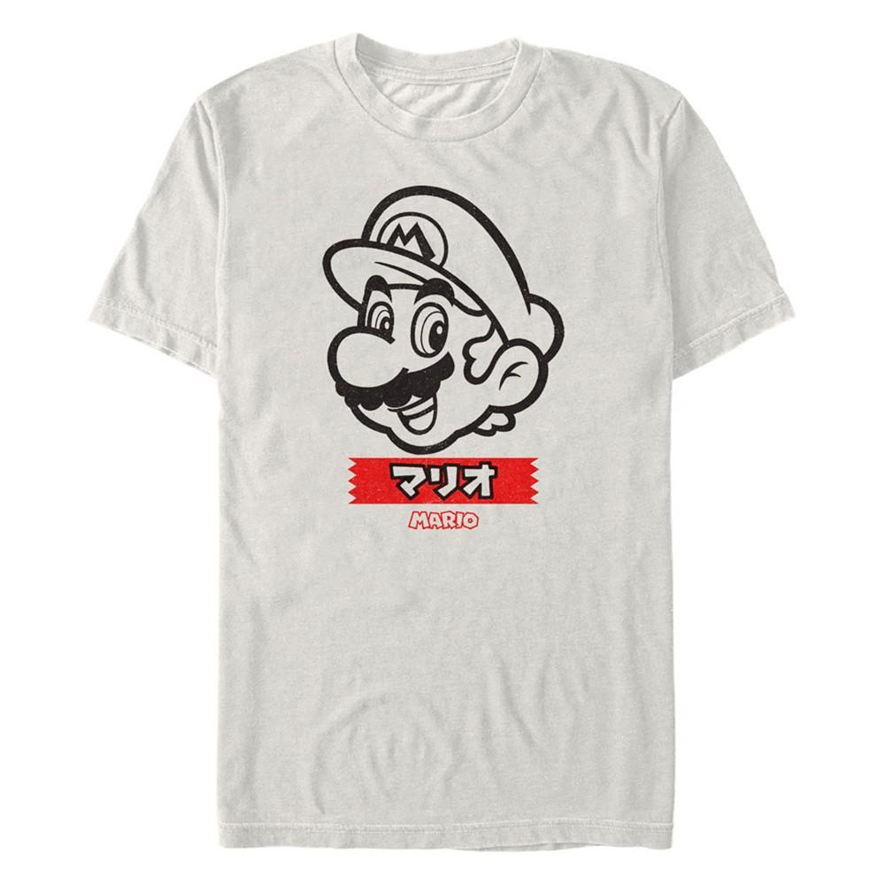 商品Nintendo|Nintendo Men's Super Mario Outline Short Sleeve T-Shirt,价格¥176,第1张图片