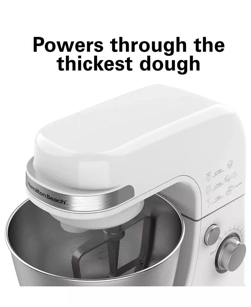 商品Hamilton Beach|7-Speed 4 Quart Stand Mixer, 300 Watts,价格¥814,第4张图片详细描述