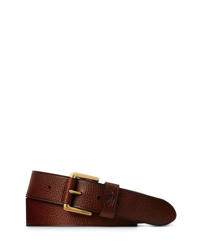 商品Ralph Lauren|Signature Pony Leather Belt,价格¥586,第1张图片
