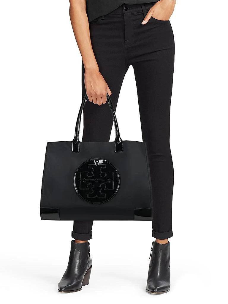 商品Tory Burch|Ella Patent Logo Tote Bag,价格¥1947,第2张图片详细描述