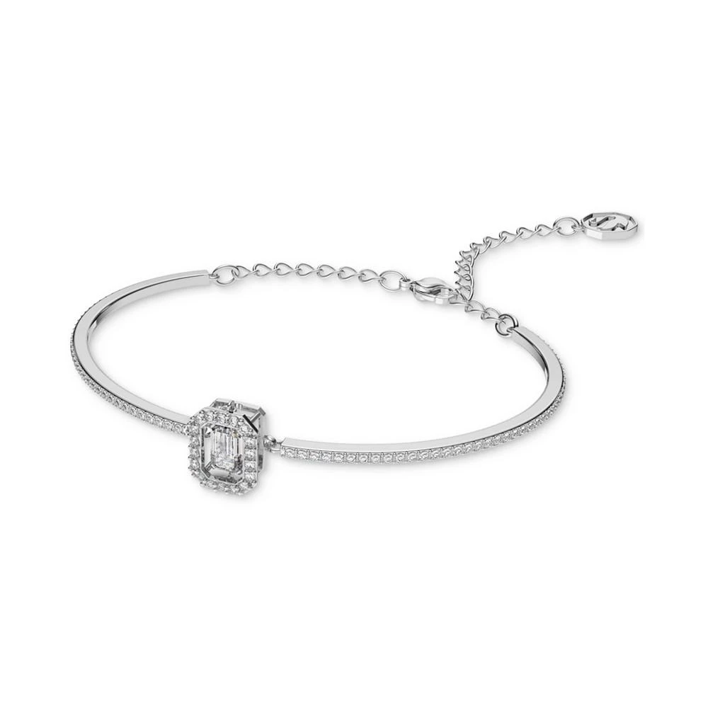 商品Swarovski|Silver-Tone Millenia Crystal Bangle Bracelet,价格¥1260,第2张图片详细描述