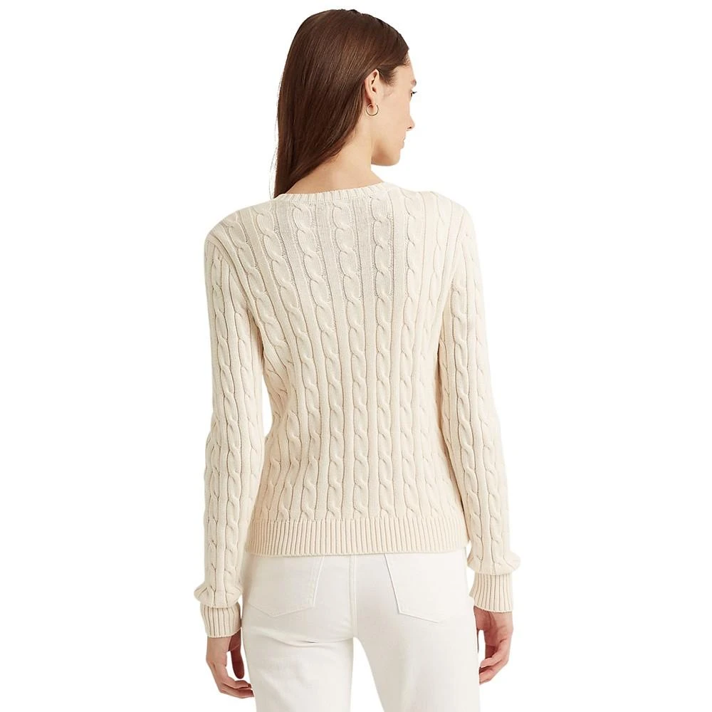 商品Ralph Lauren|Cable-Knit Cotton Cardigan Sweater,价格¥274,第2张图片详细描述