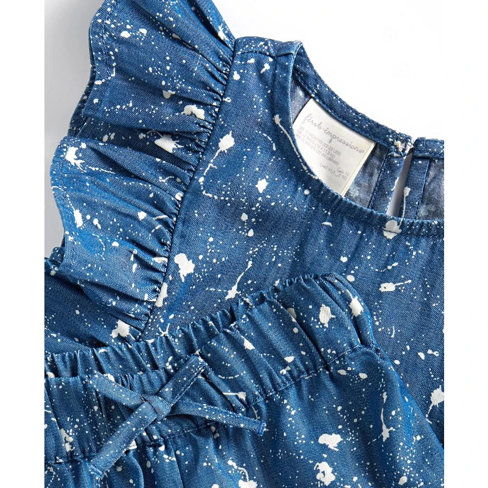 商品First Impressions|Baby Girls 2-Pc. Splatter-Print Top & Pants Set, Created for Macy's,价格¥143,第3张图片详细描述