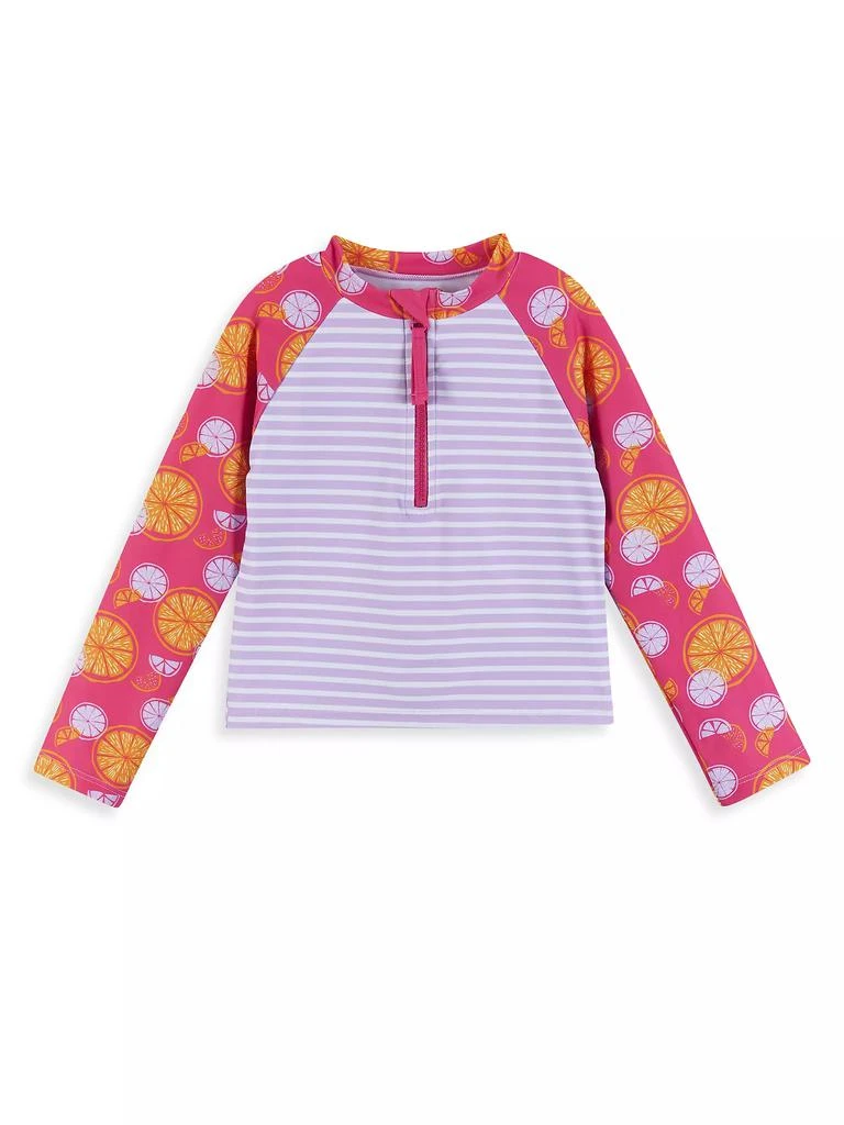 商品Andy & Evan|Little Girl's 2-Piece Rashguard Swim Set,价格¥186,第3张图片详细描述