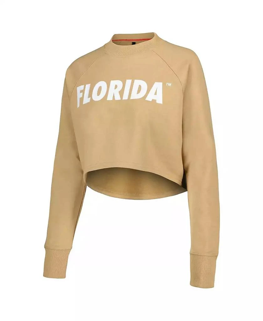 商品Kadyluxe|Women's Tan Florida Gators Raglan Cropped Sweatshirt and Sweatpants Set,价格¥747,第3张图片详细描述