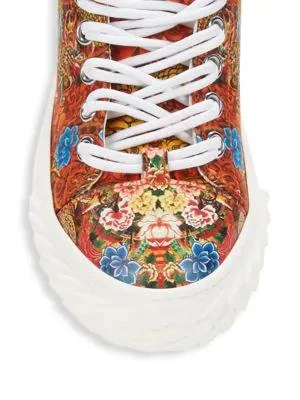 商品Giuseppe Zanotti|Mixed-Print Sneakers,价格¥1502,第5张图片详细描述