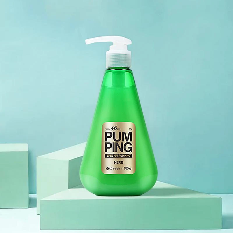 商品[国内直发] PERIOE|Perioe倍瑞傲 PUMPING新概念按压式牙膏(香草防蛀牙) 285g,价格¥42,第1张图片