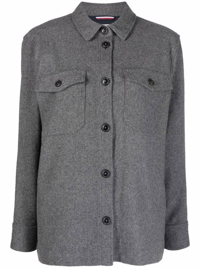 TOMMY HILFIGER - Wool Shirt Jacket商品第1张图片规格展示