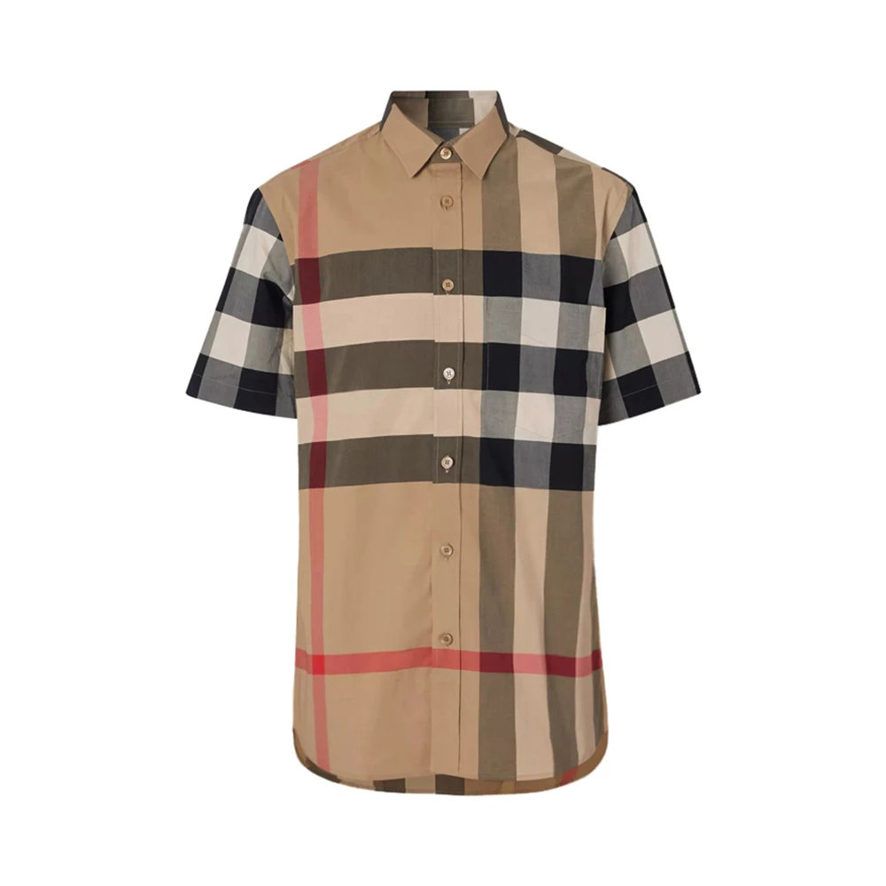 商品[国内直发] Burberry|BURBERRY 格纹男士衬衫 8017322,价格¥3782,第1张图片