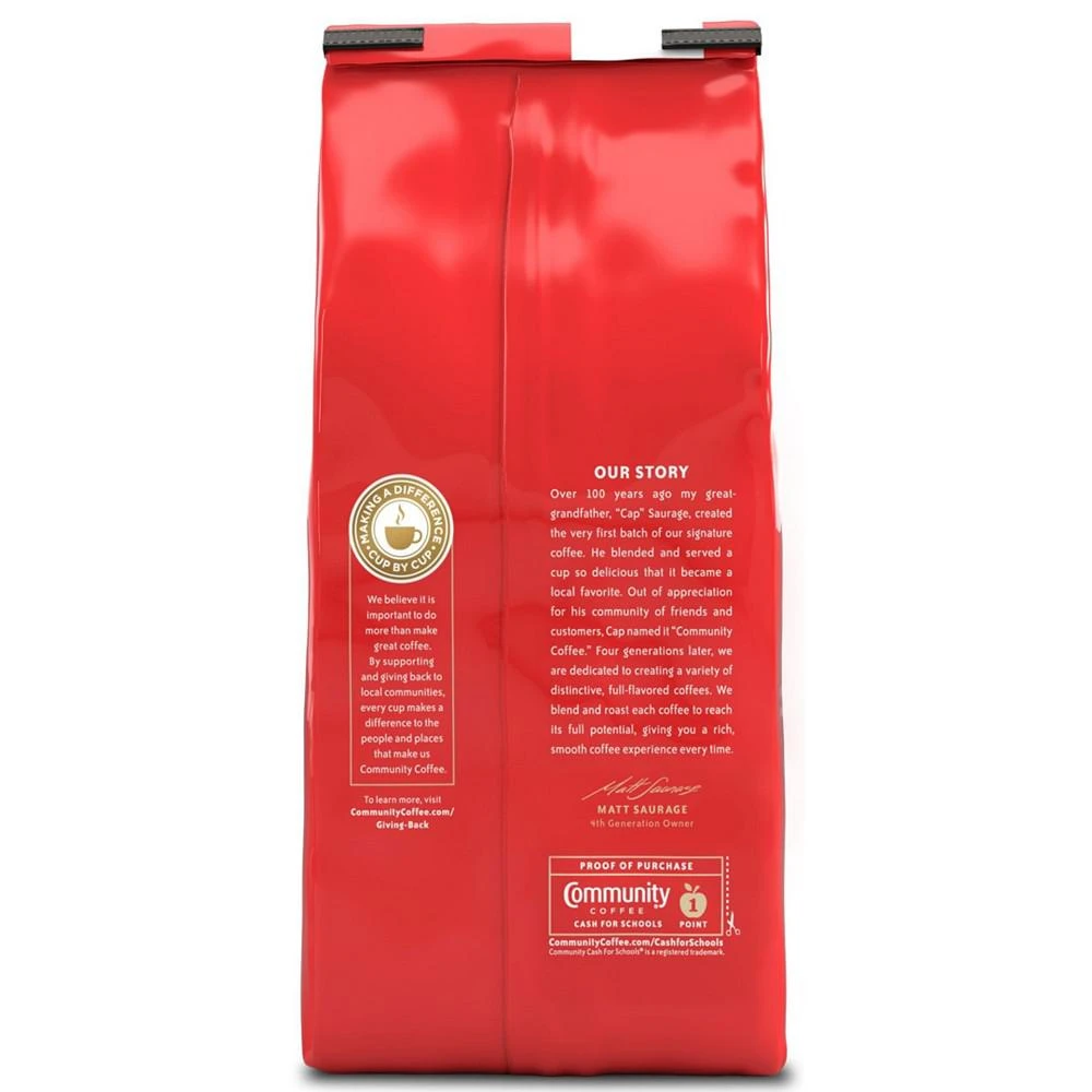 商品Community Coffee|Cafe Special Medium-Dark Roast Premium Ground Coffee, 12 Oz - 6 Pack,价格¥463,第5张图片详细描述