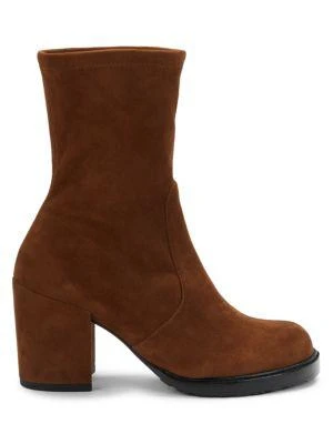 商品Stuart Weitzman|​Dalenna Suede Ankle Sock Boots,价格¥1578,第1张图片