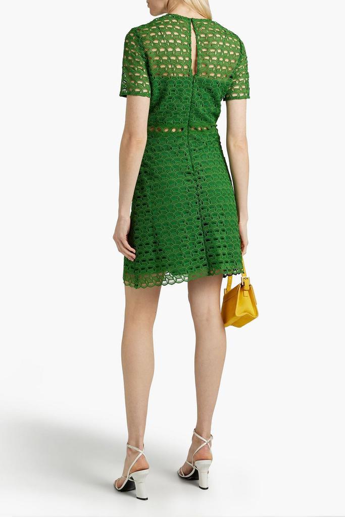商品Sandro|Mathilda cutout macramé lace mini dress,价格¥1444,第5张图片详细描述