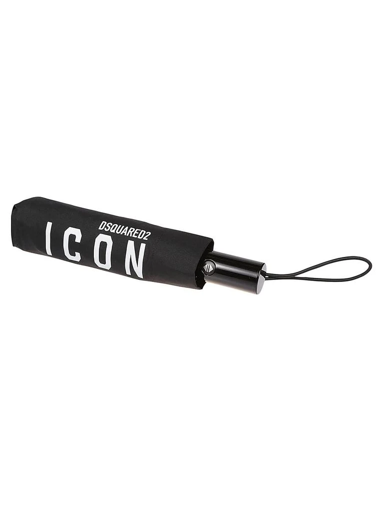 商品DSQUARED2|Be Icon Black Umbrella,价格¥897,第1张图片