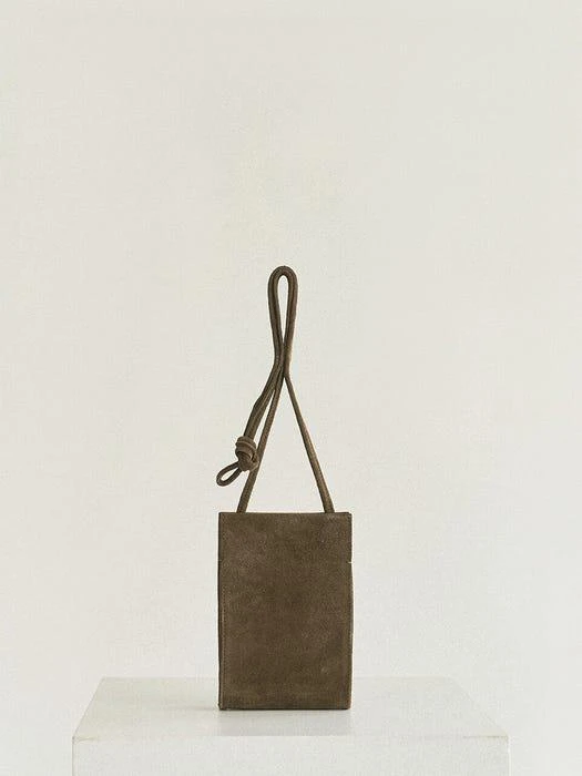 商品AUTT|Egg bag_Suede Khaki,价格¥967,第1张图片