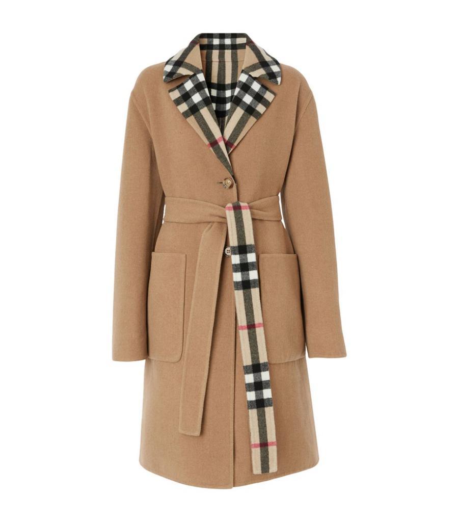 商品Burberry|Wool Reversible Pea Coat,价格¥19079,第1张图片