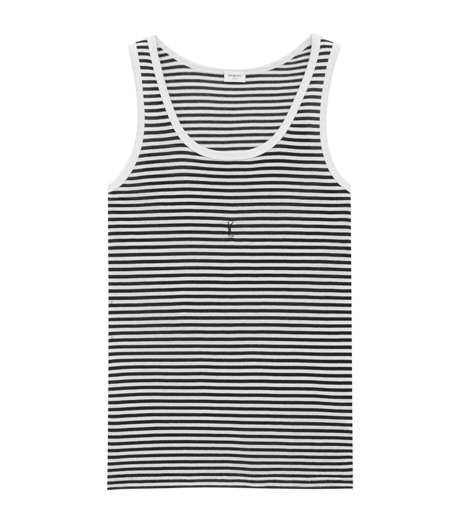 商品Yves Saint Laurent|Striped Cassandre Tank Top,价格¥5026,第1张图片