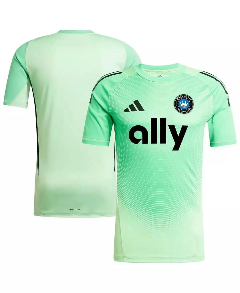商品Adidas|Men's Green Charlotte FC 2025 Goalkeeper Jersey,价格¥893,第1张图片