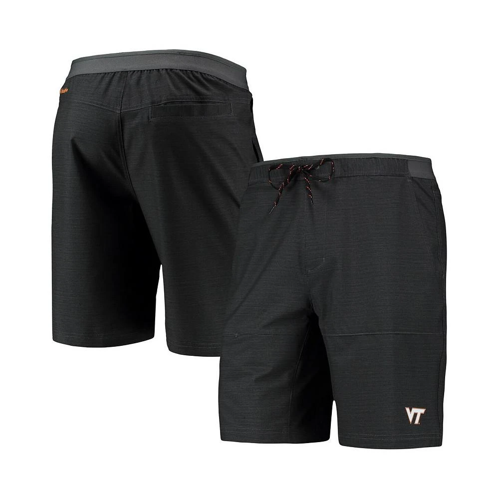 商品Columbia|Men's Heathered Gray Virginia Tech Hokies Twisted Creek Omni-Shield Shorts,价格¥337,第1张图片