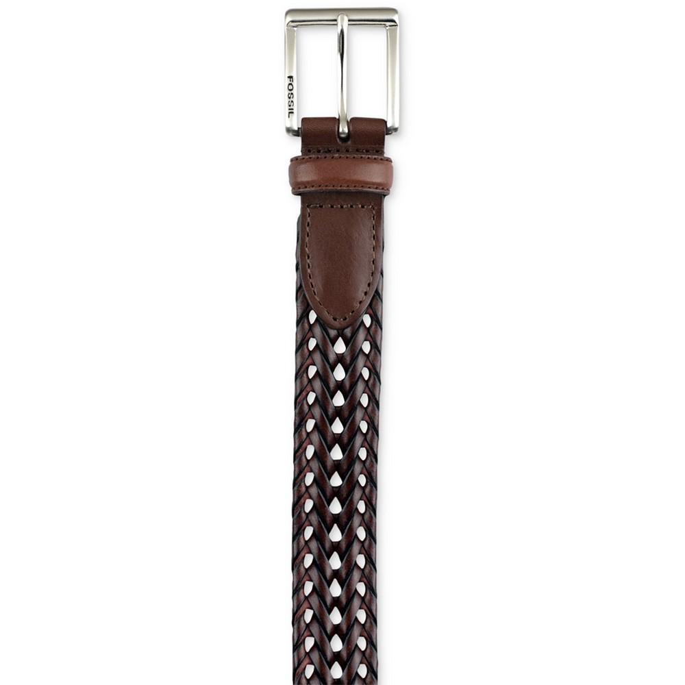 商品Fossil|Myles Braid Leather Belt,价格¥282,第4张图片详细描述