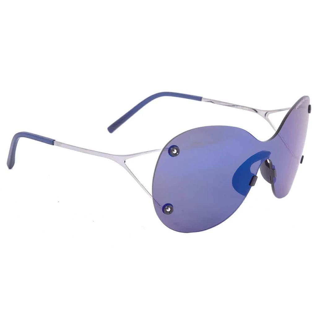 商品Porsche Design|Grey Oversized Unisex Sunglasses P8621D99,价格¥750,第1张图片