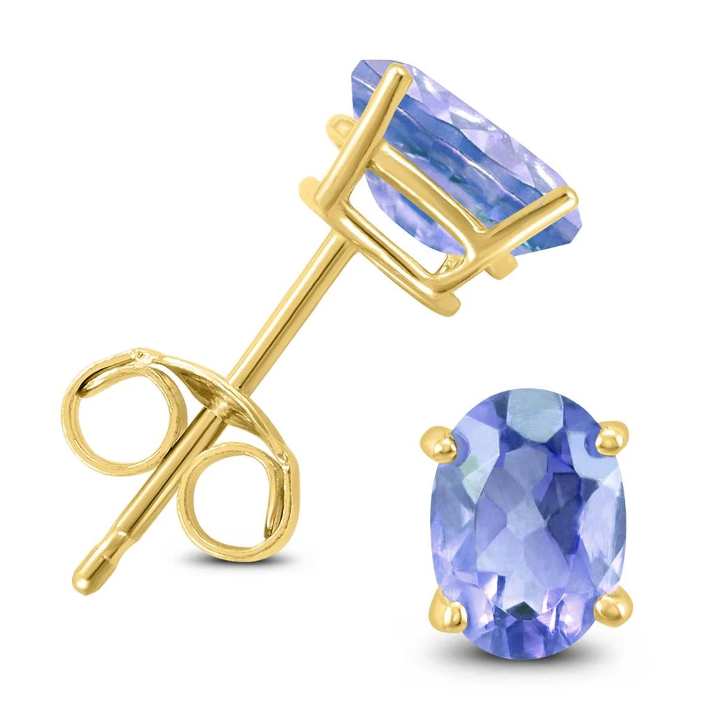 商品SSELECTS|14K  6X4Mm Oval Tanzanite Earrings,价格¥1222,第1张图片