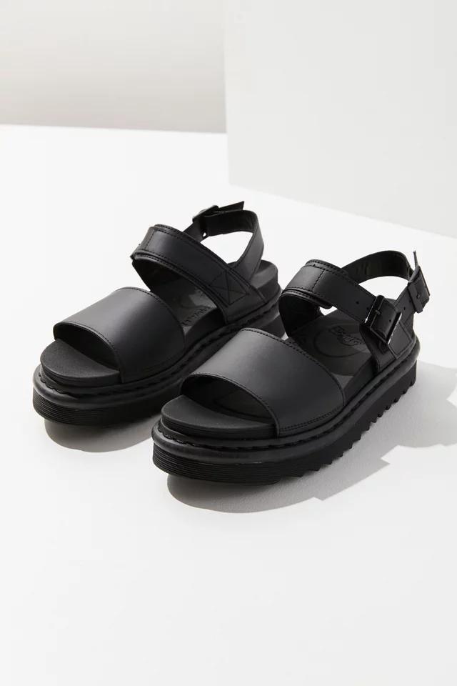 商品Dr. Martens|Dr. Martens Voss Black Leather Sandal,价格¥736,第5张图片详细描述