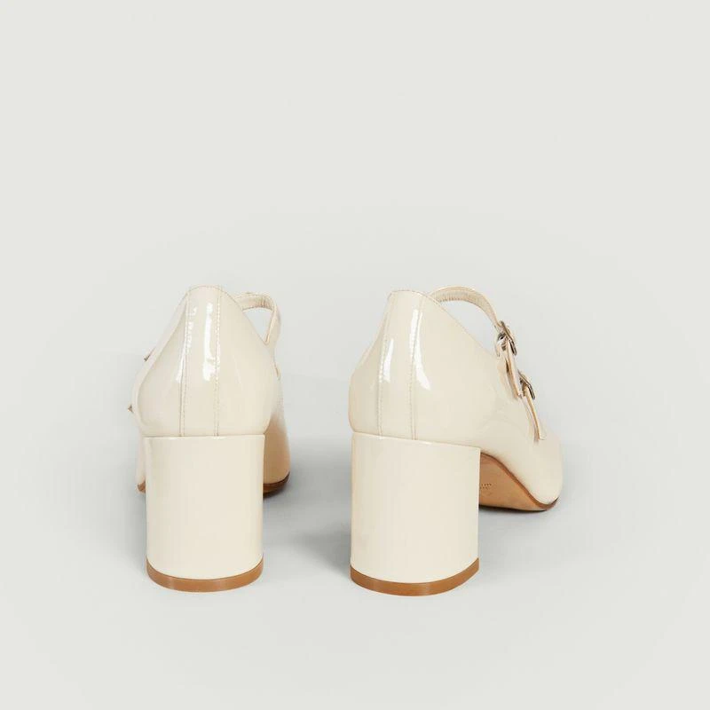 商品Carel|Alice patent pumps Beige CAREL,价格¥3175,第4张图片详细描述