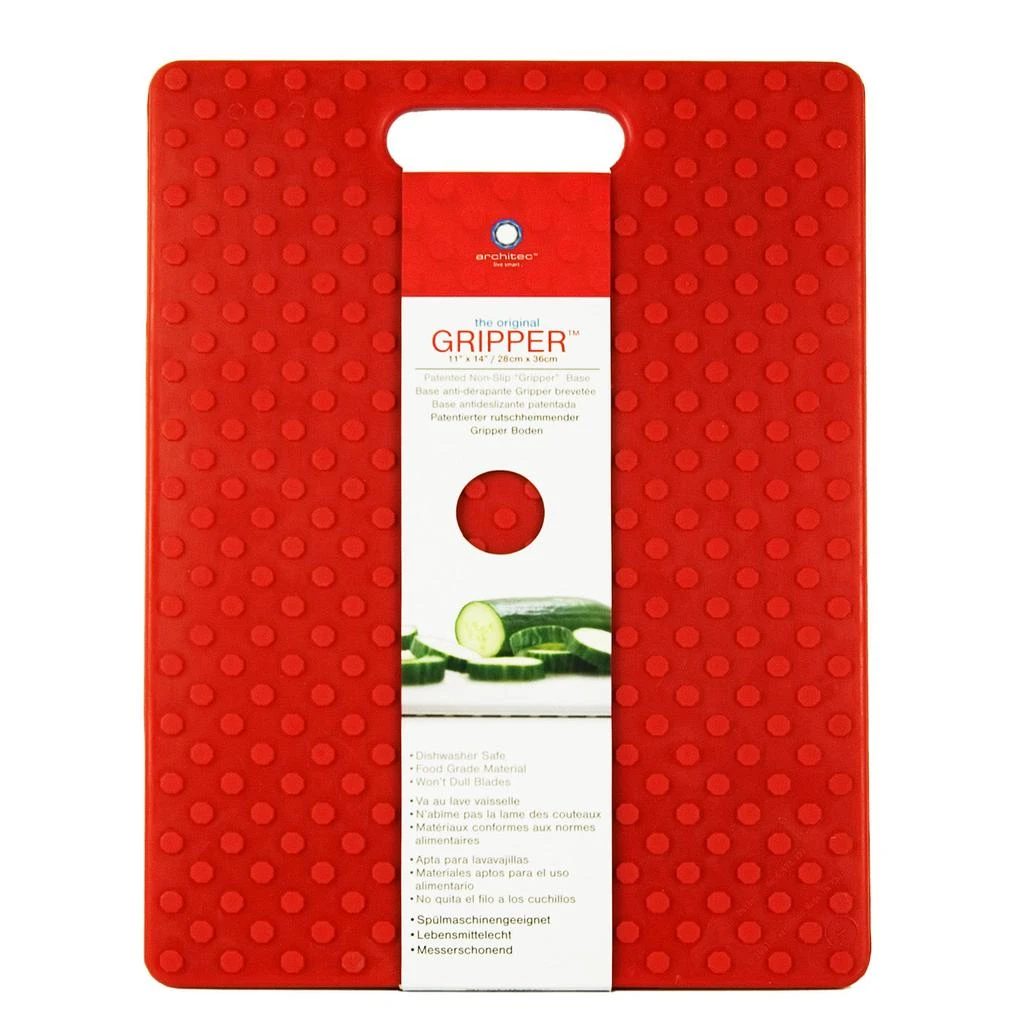 商品Architec|Original Gripper Cutting Board, 11" X 14", Red,价格¥157,第2张图片详细描述