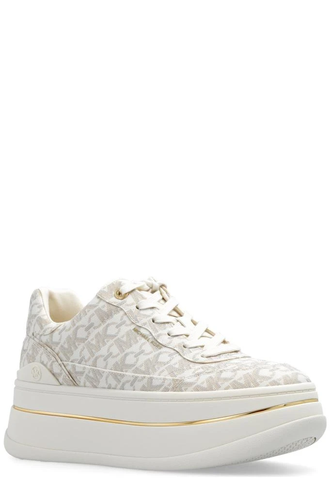 商品Michael Kors|Michael Michael Kors Hayes Allover Logo Platform Sneakers,价格¥1651,第2张图片详细描述