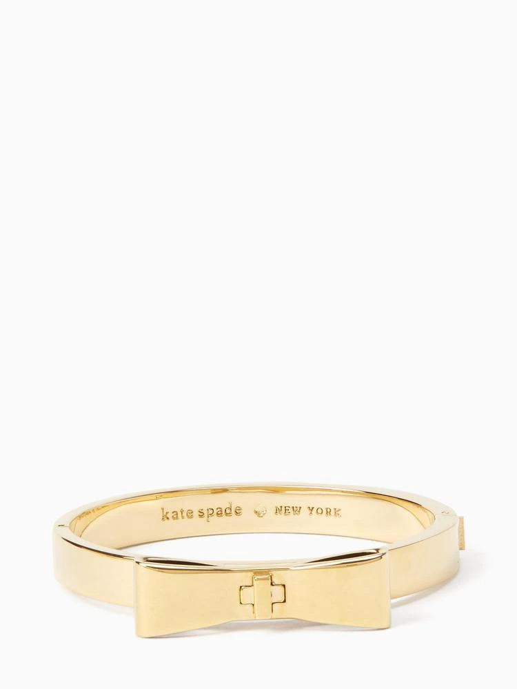 商品Kate Spade|perfectly placed hinged bow bangle,价格¥259,第1张图片