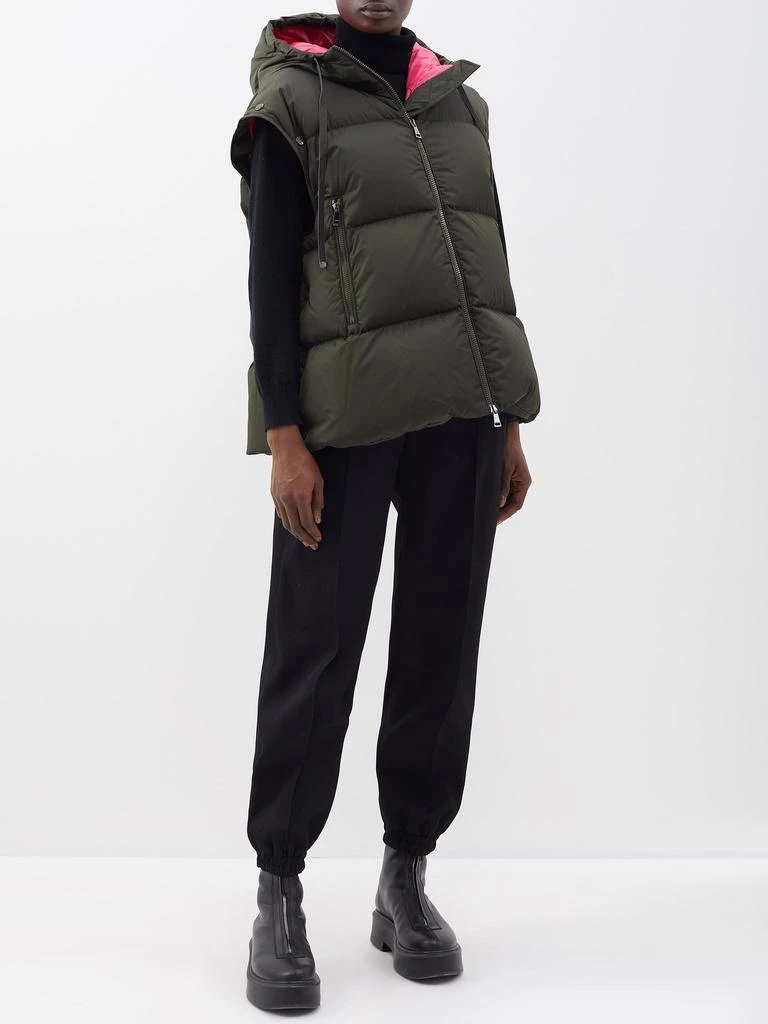 商品Moncler|Asaret detachable-sleeve hooded quilted down coat,价格¥13364,第2张图片详细描述