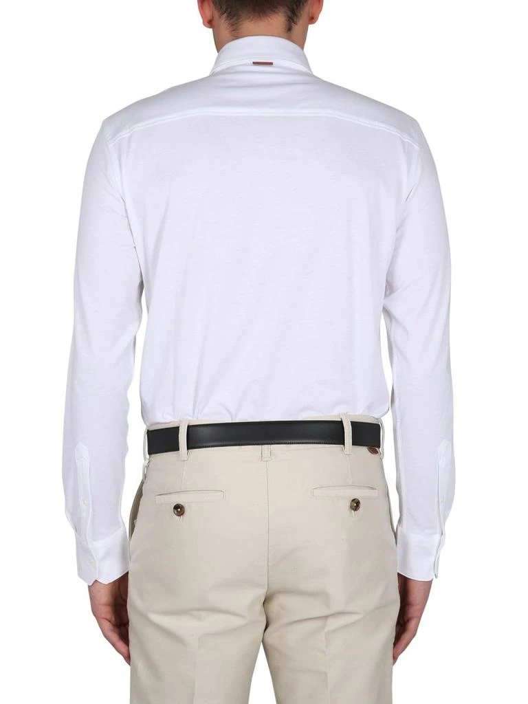 商品Zegna|Zegna Buttoned Long-Sleeved Shirt,价格¥1739,第2张图片详细描述