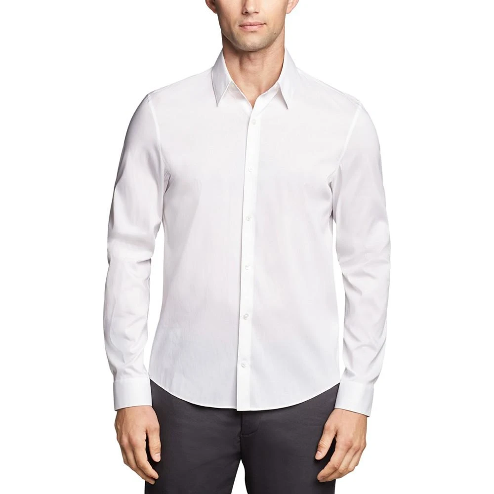 商品Calvin Klein|Men's Extra Slim Fit Stretch Dress Shirt,价格¥261,第3张图片详细描述