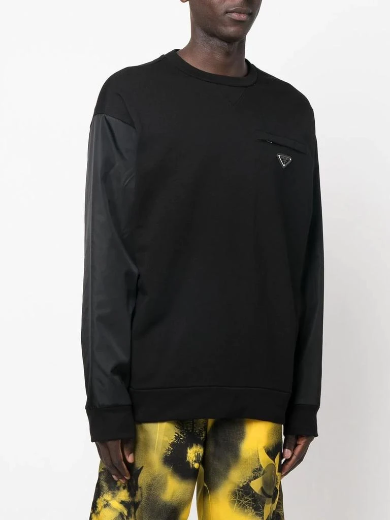 商品Prada|PRADA logo plaque sweatshirt,价格¥6704,第4张图片详细描述