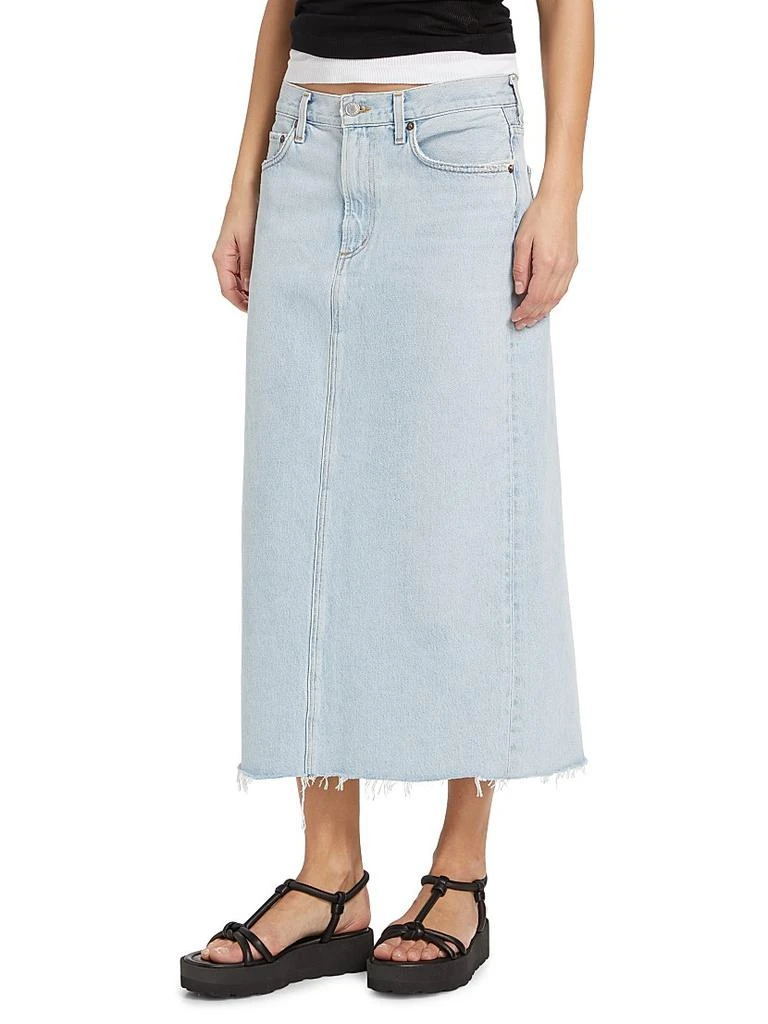 商品AGOLDE|Della Denim Maxi Skirt,价格¥695,第4张图片详细描述