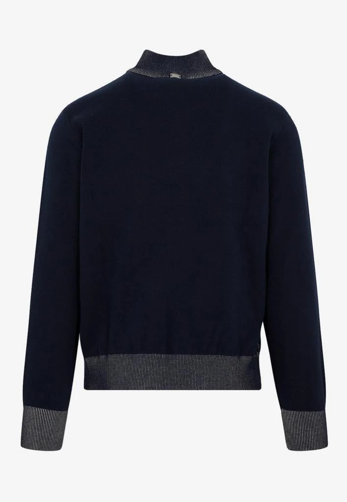 商品Herno|Knit Detail Bomber Jacket,价格¥2760,第2张图片详细描述