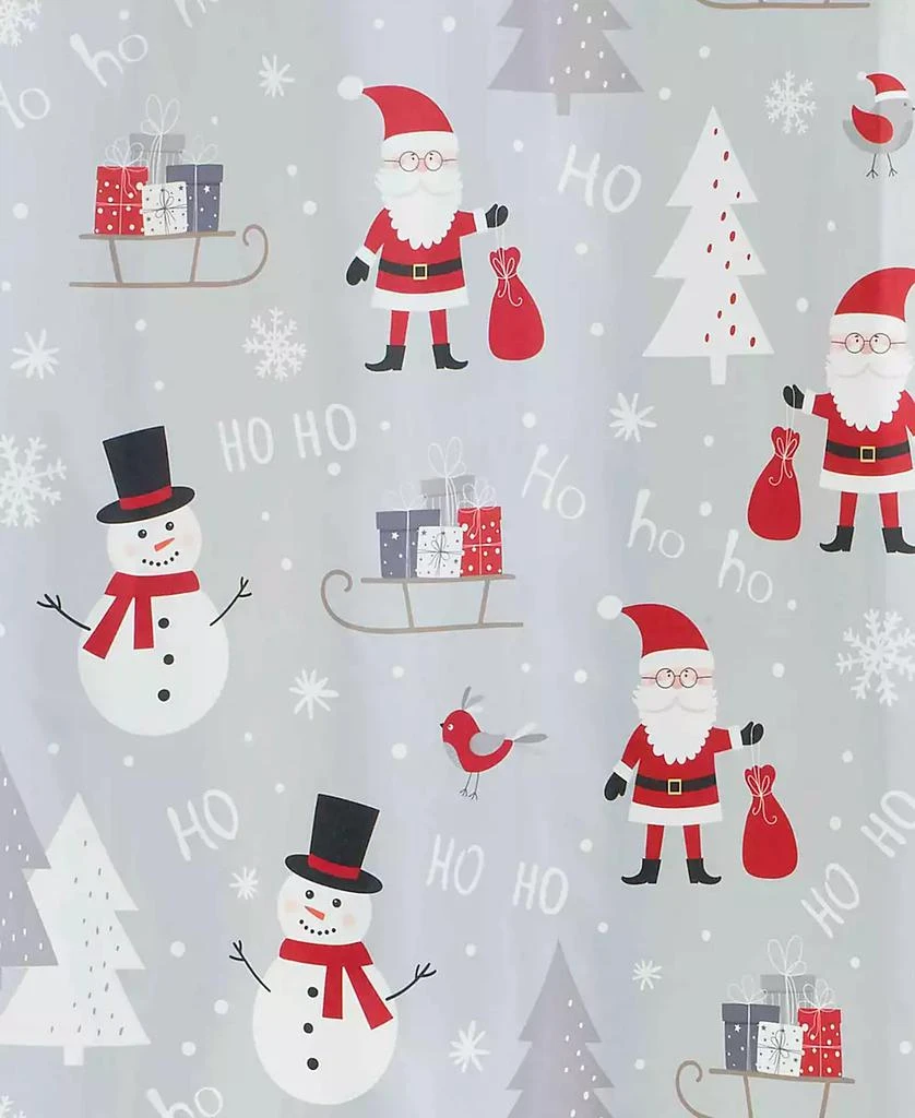 商品Avanti|Ho Ho Ho Shower Curtain, 72" x 72",价格¥213,第2张图片详细描述